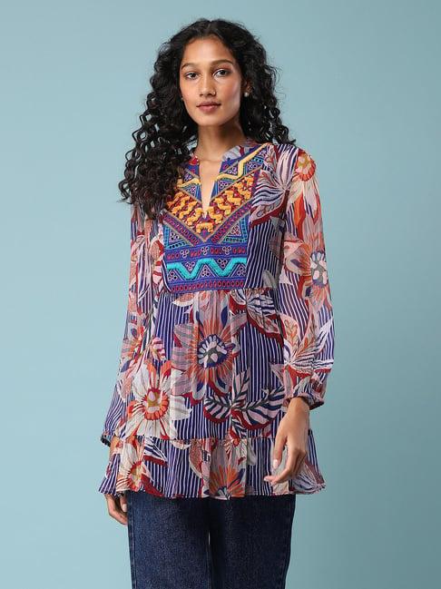 aarke ritu kumar multicolor printed tunic