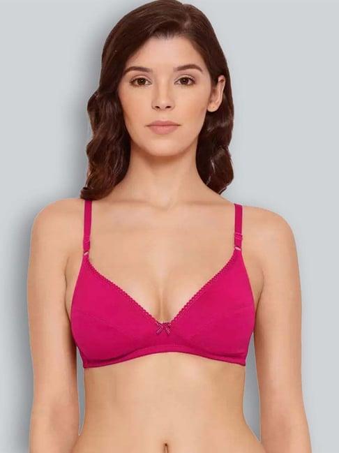 lyra fuchsia cotton everyday bra