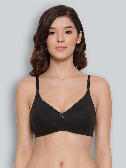 lyra black cotton t-shirt bra