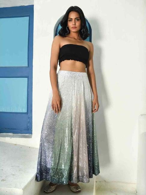 nuhh multi jashn the vibrant & vivacious skirt