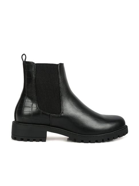 london rag women's black chelsea boots