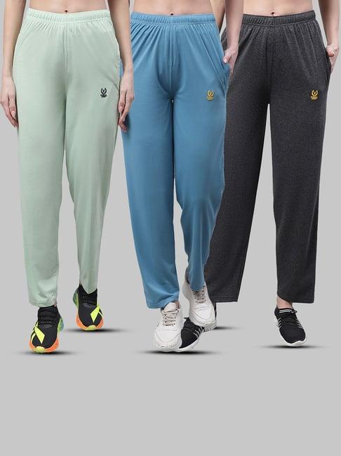 vimal jonney multicolor cotton track pants - pack of 3