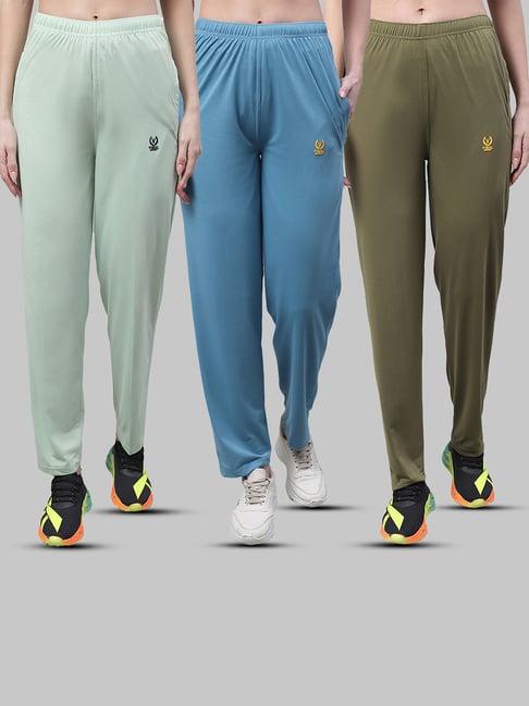 vimal jonney multicolor cotton track pants - pack of 3