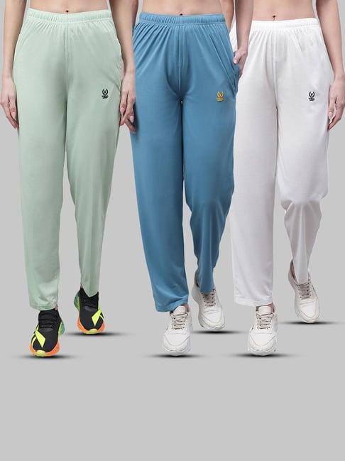 vimal jonney multicolor cotton track pants - pack of 3