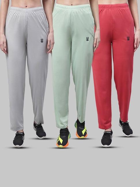 vimal jonney multicolor cotton track pants - pack of 3