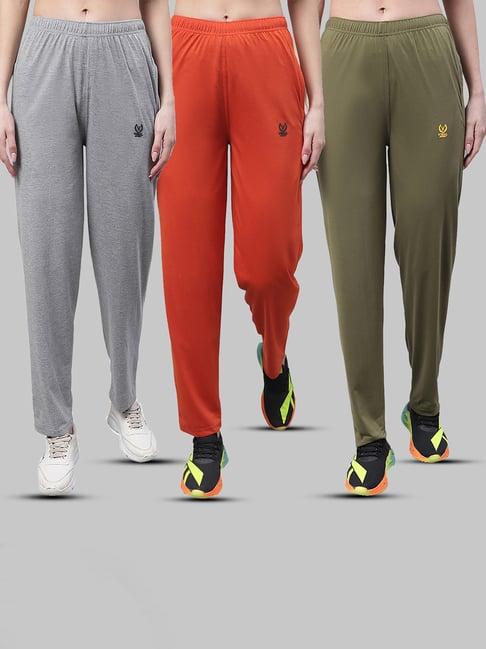 vimal jonney multicolor cotton track pants - pack of 3