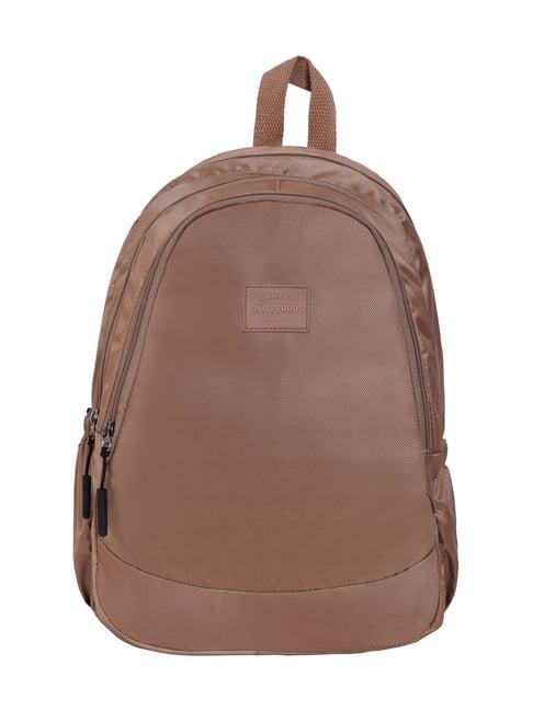 lino perros everyday beige medium laptop backpack