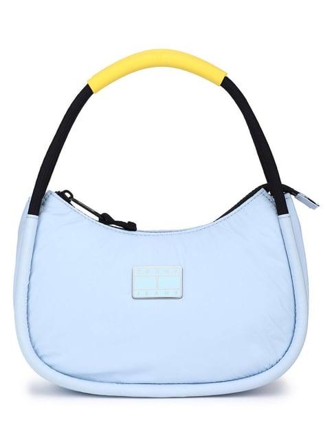 tommy hilfiger chambray sky summer festival medium shoulder bag