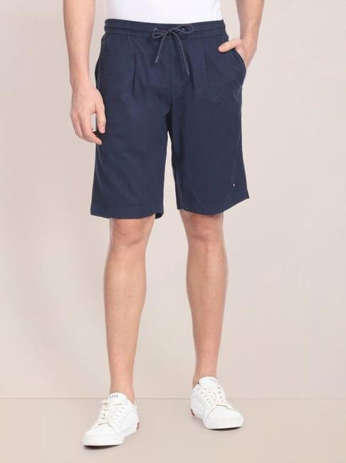 u.s. polo assn. navy blue slim fit shorts