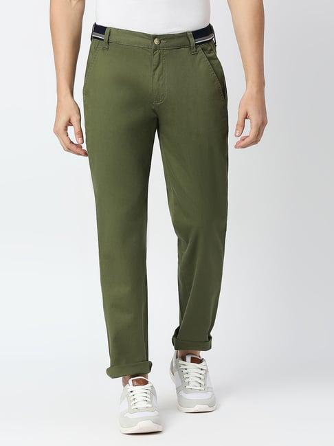 thomas scott green slim fit chino trousers