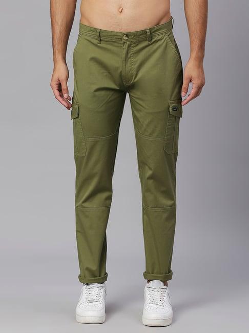 thomas scott olive slim fit chino trousers