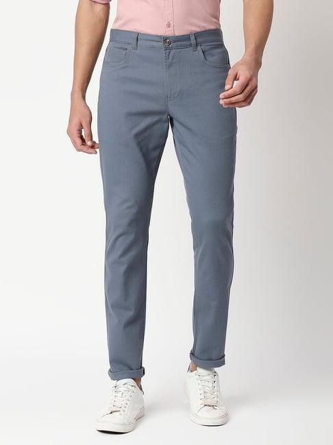 thomas scott blue slim fit chino trousers