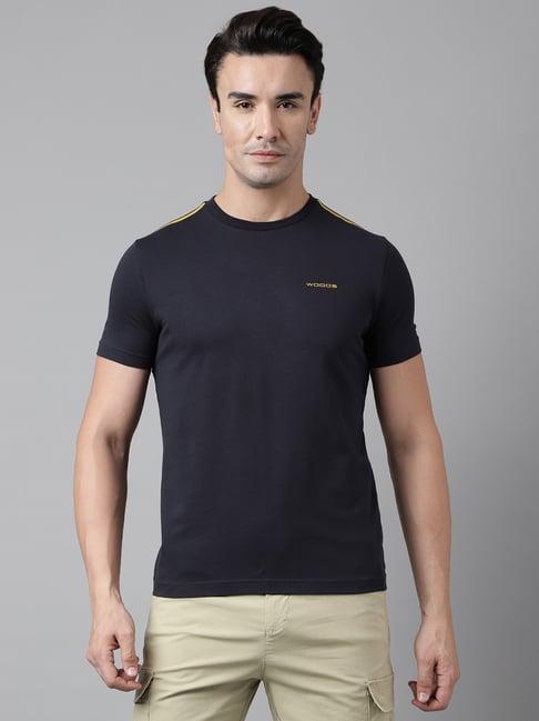 woods dark navy regular fit crew t-shirt