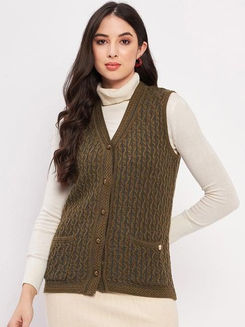 duke green self pattern cardigan