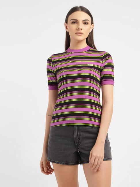 levi's multicolor striped t-shirt