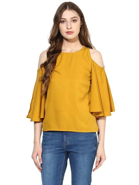 one femme mustard top