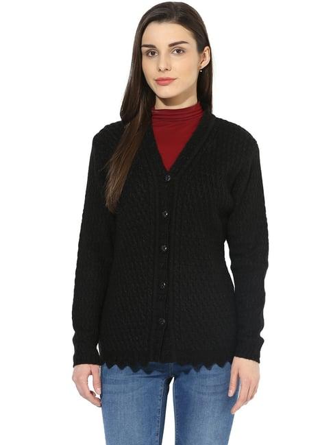 one femme black cardigan