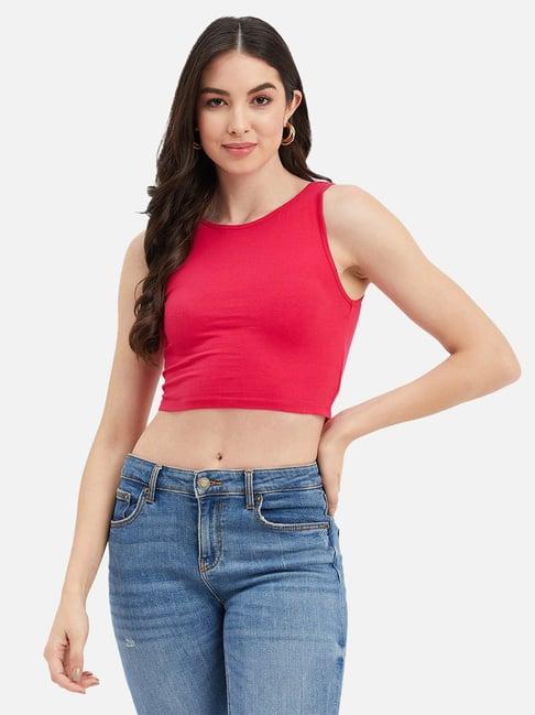 hypernation red crop top