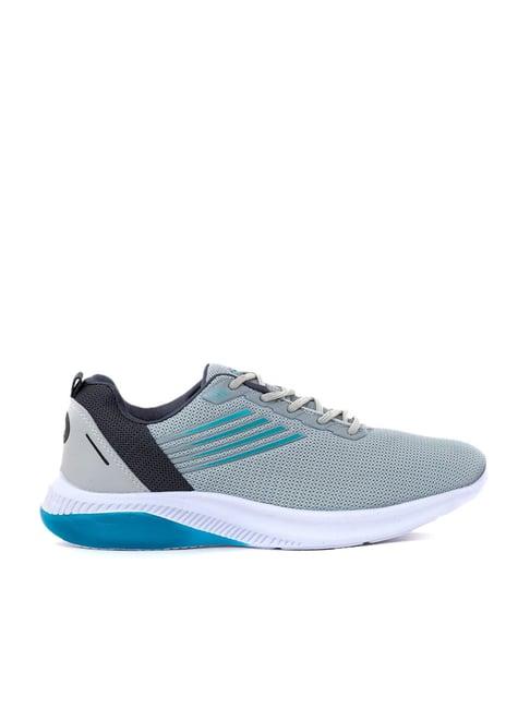 khadim men's grey running shoes