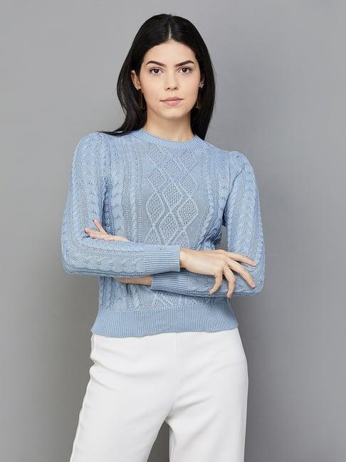 code by lifestyle blue crochet pattern pullover