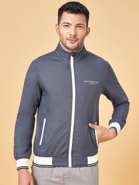 urban ranger by pantaloons navy regular fit jacket