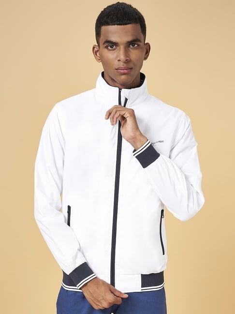 urban ranger by pantaloons white regular fit jacket