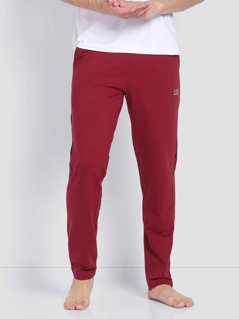 u.s. polo assn. red cotton regular fit lounge pants