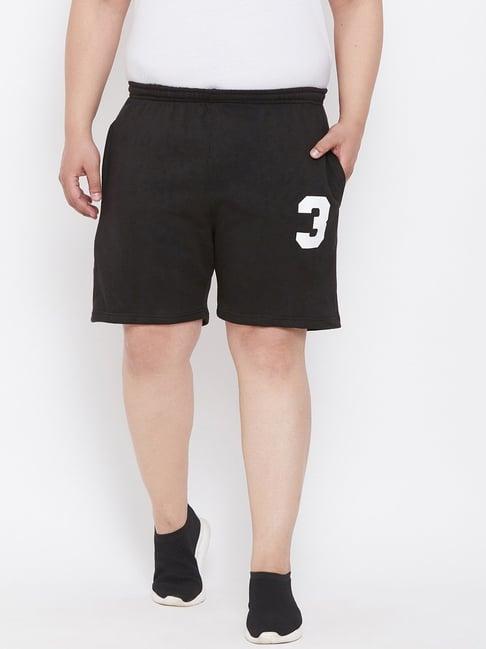 bigbanana black regular fit shorts