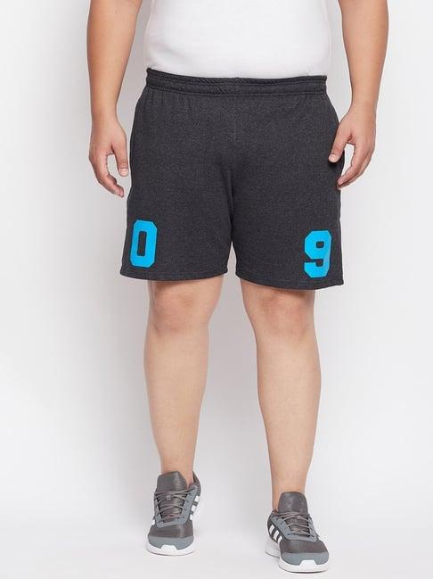 bigbanana grey cotton regular fit shorts