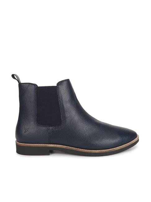 yoho men's mystery blue chelsea boots