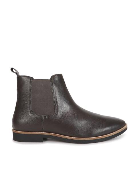 yoho men's brown chelsea boots