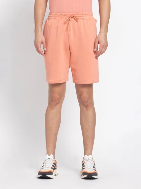 adidas all season orange regular fit sports shorts