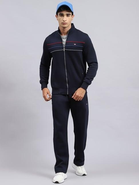 monte carlo navy cotton regular fit tracksuit