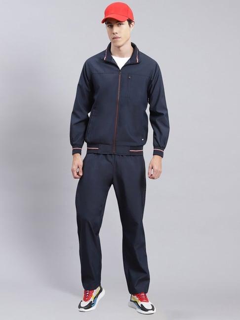 monte carlo navy cotton regular fit tracksuit