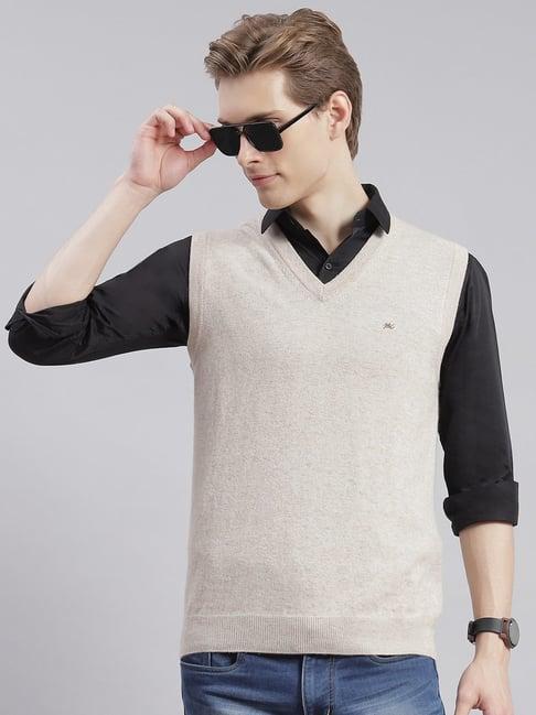 monte carlo beige regular fit sweater