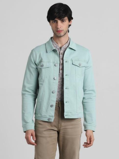 jack & jones aqua foam regular fit denim jacket