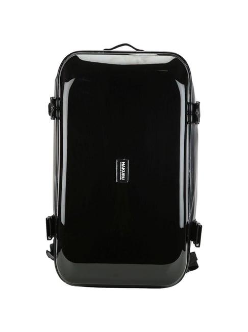 nakuru nomad essentials 60 ltrs black shiny medium backpack