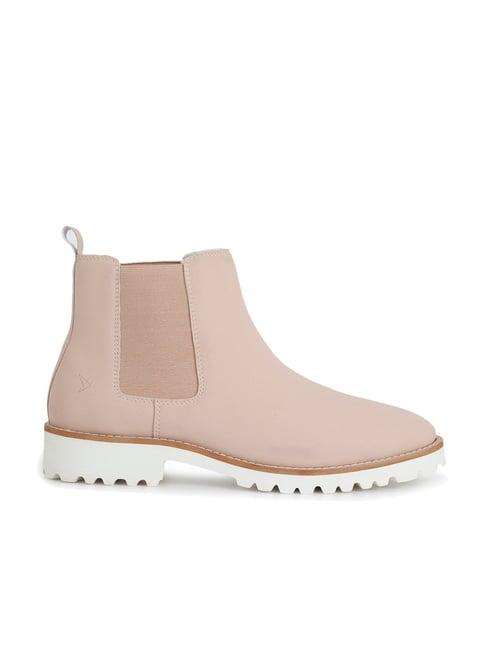 yoho women's beige chelsea boots