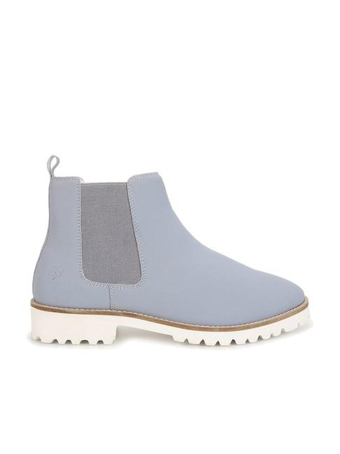 yoho women's blue chelsea boots