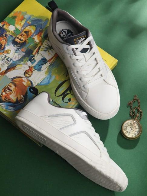 id men's white casual sneakers