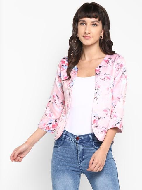 hangup pink printed shrug