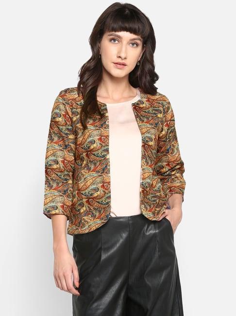 hangup multicolored printed shrug