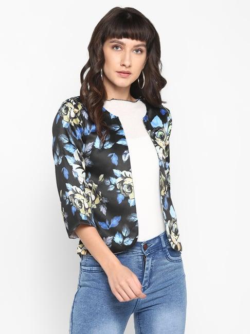 hangup black printed shrug