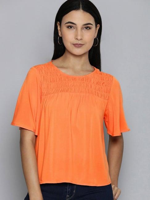 levi's orange top