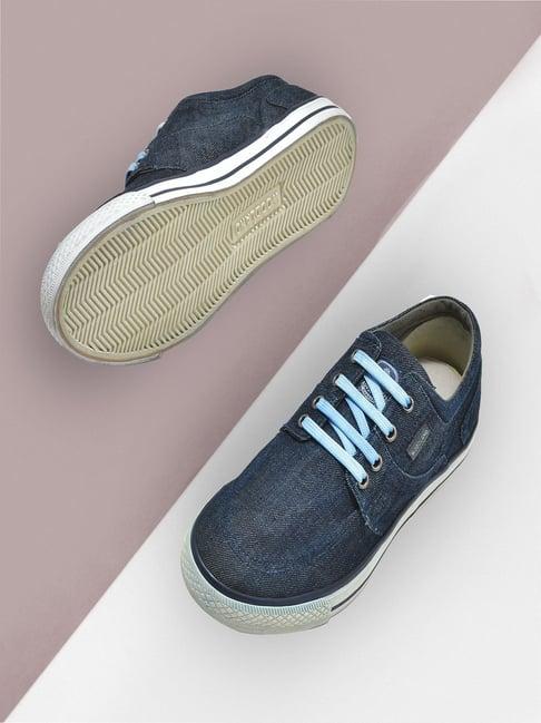 woodland men's denim blue casual sneakers