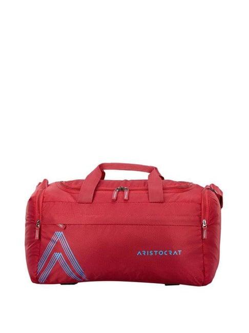 aristocrat tulip red small duffle bag