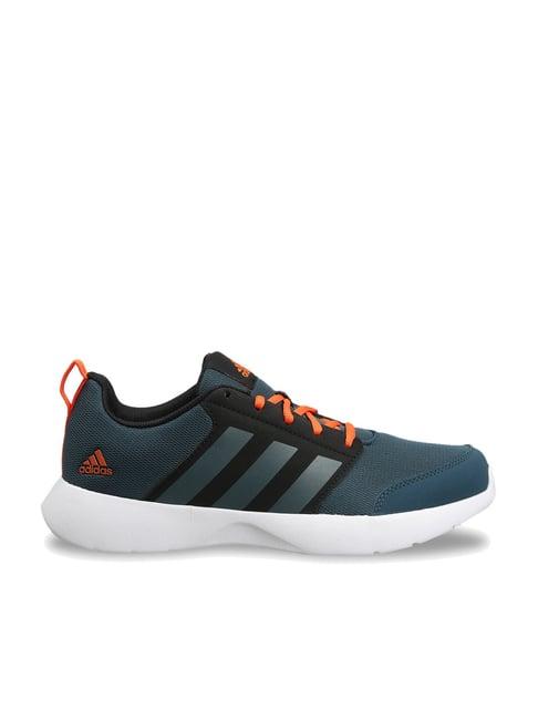 adidas men's pomazor steel blue running shoes