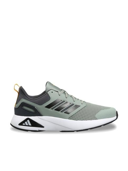 adidas men's enry flux sage green running shoes