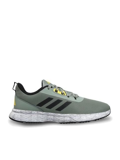 adidas men's percepto sage green running shoes