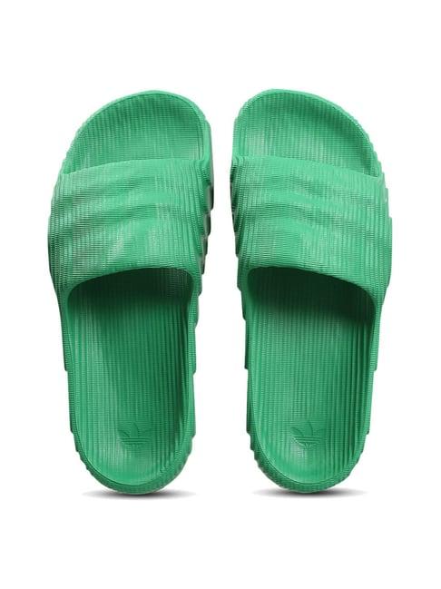 adidas originals men's adilette 22 green slides